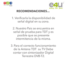 Cargar imagen en el visor de la galería, Antena Digital TDT Pasiva