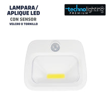 Cargar imagen en el visor de la galería, Aplique LED para Pared o Mesa - VELCRO - TORNILLOS - RECARGABLES con SENSOR, luz fresca