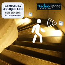 Cargar imagen en el visor de la galería, Aplique LED para Pared o Mesa - VELCRO - TORNILLOS - RECARGABLES con SENSOR, luz fresca