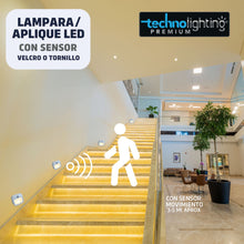 Cargar imagen en el visor de la galería, Aplique LED para Pared o Mesa - VELCRO - TORNILLOS - RECARGABLES con SENSOR, luz fresca