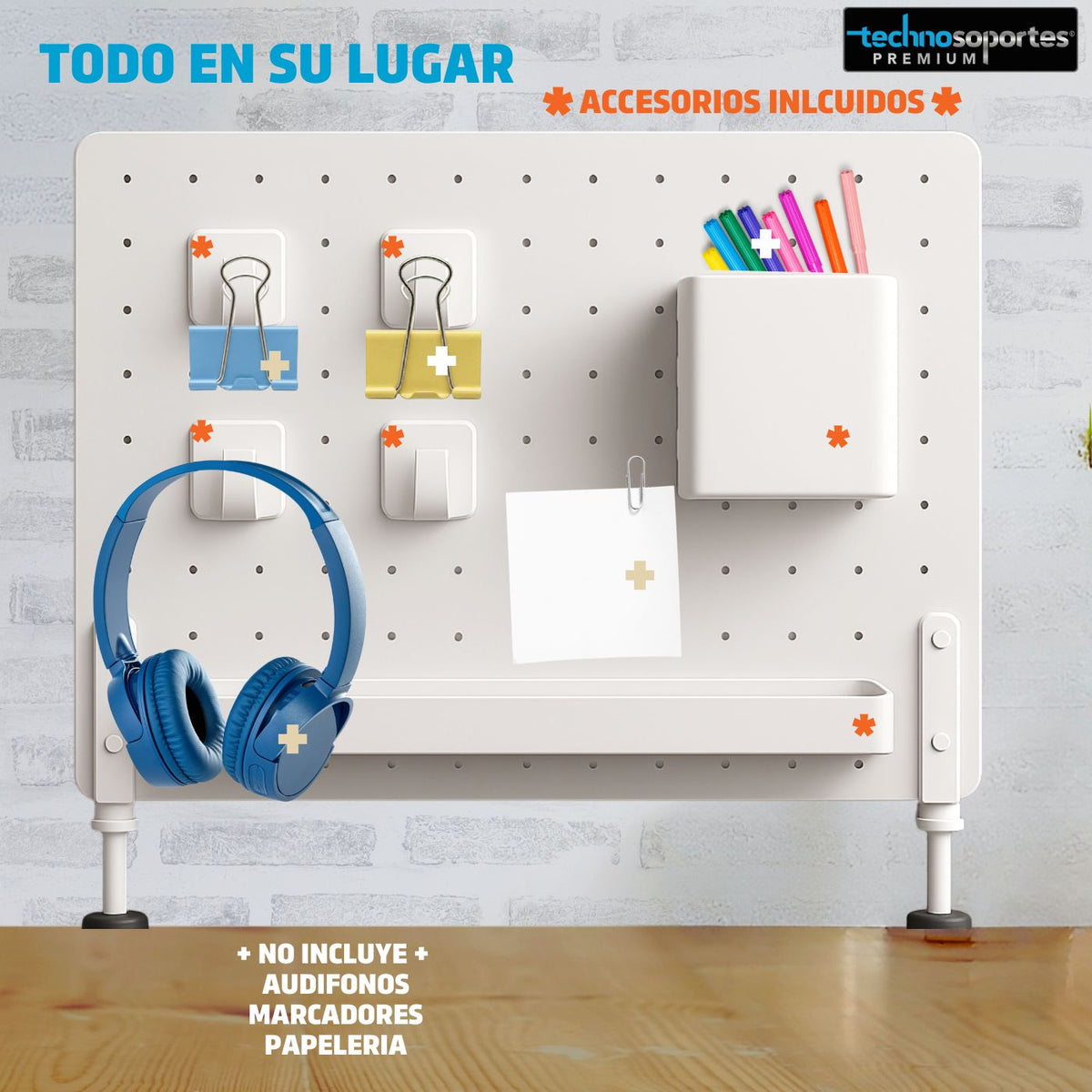 Tablerto Organizador de Fácil instalacion sin huecos en la pared!!