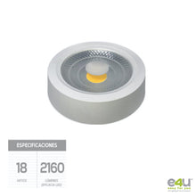 Cargar imagen en el visor de la galería, Plafón LED 12w / 18W - 1440 Lúmenes