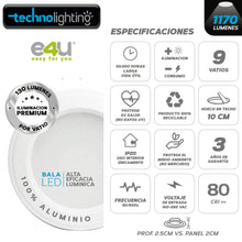 Cargar imagen en el visor de la galería, Bala LED Tricolor 9 Vatios - 1170 Lúmenes