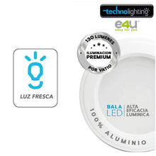 Cargar imagen en el visor de la galería, Bala LED Fija 5 Vatios - 650 Lúmenes