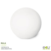 Cargar imagen en el visor de la galería, Bala LED Acrilica Decorativa  e4u 6w - 600 Lúmenes Para Uso Interior
