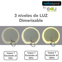 Load image into Gallery viewer, UNICO!!! Cargador, 2 puertos USB + Lampara Dimerizable