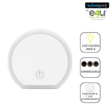 Load image into Gallery viewer, UNICO!!! Cargador, 2 puertos USB + Lampara Dimerizable