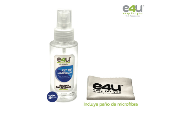 Kit de limpieza para Dispositivos Electronicos, Incluye Paño de MicroFibra Alta calidad