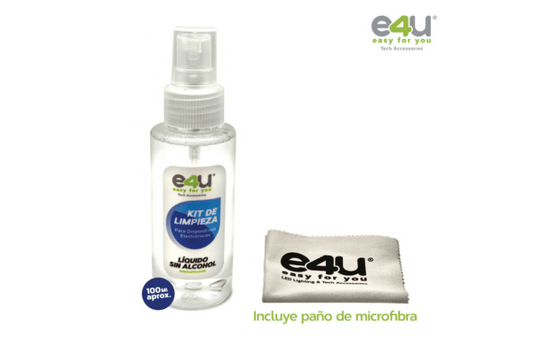 Kit de limpieza para Dispositivos Electronicos, Incluye Paño de MicroFibra Alta calidad