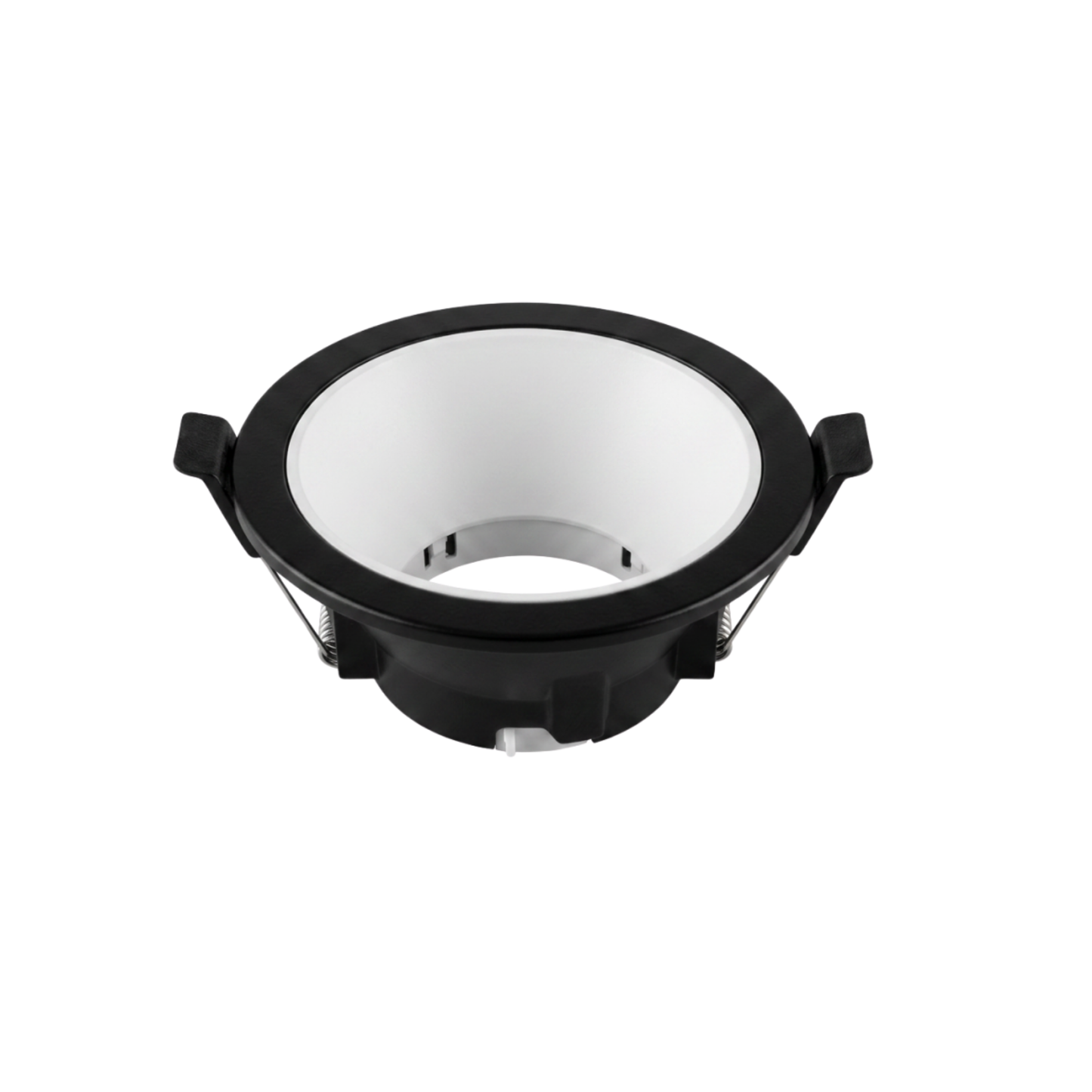 Aplique de para Gu 10 y 5,3 Negro Redondo Con Reflector