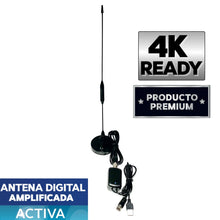 Cargar imagen en el visor de la galería, Antena Digital ACTIVA para TDT, Canales Gratis en HD.
