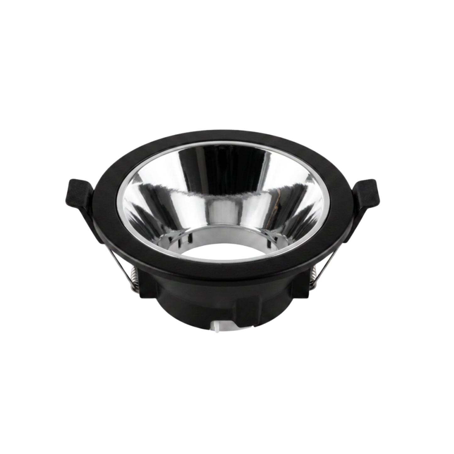 Aplique de para Gu 10 y 5,3 Negro Redondo Con Reflector