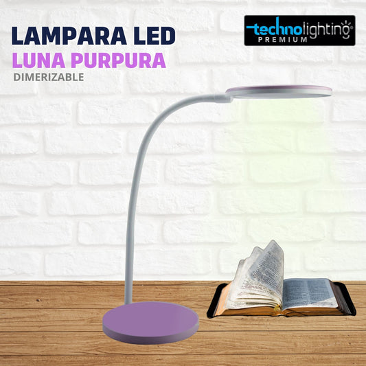 LAMPARA LED LUNA PURPURA 7w
