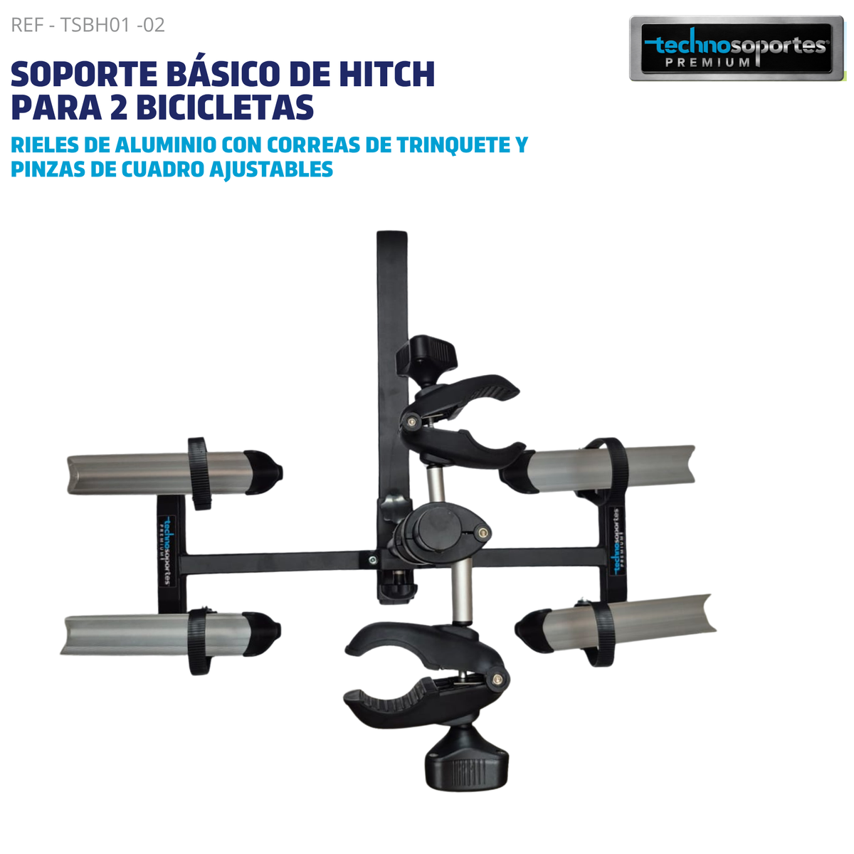 Soporte Básico de Hitch para 2 Bicicletas