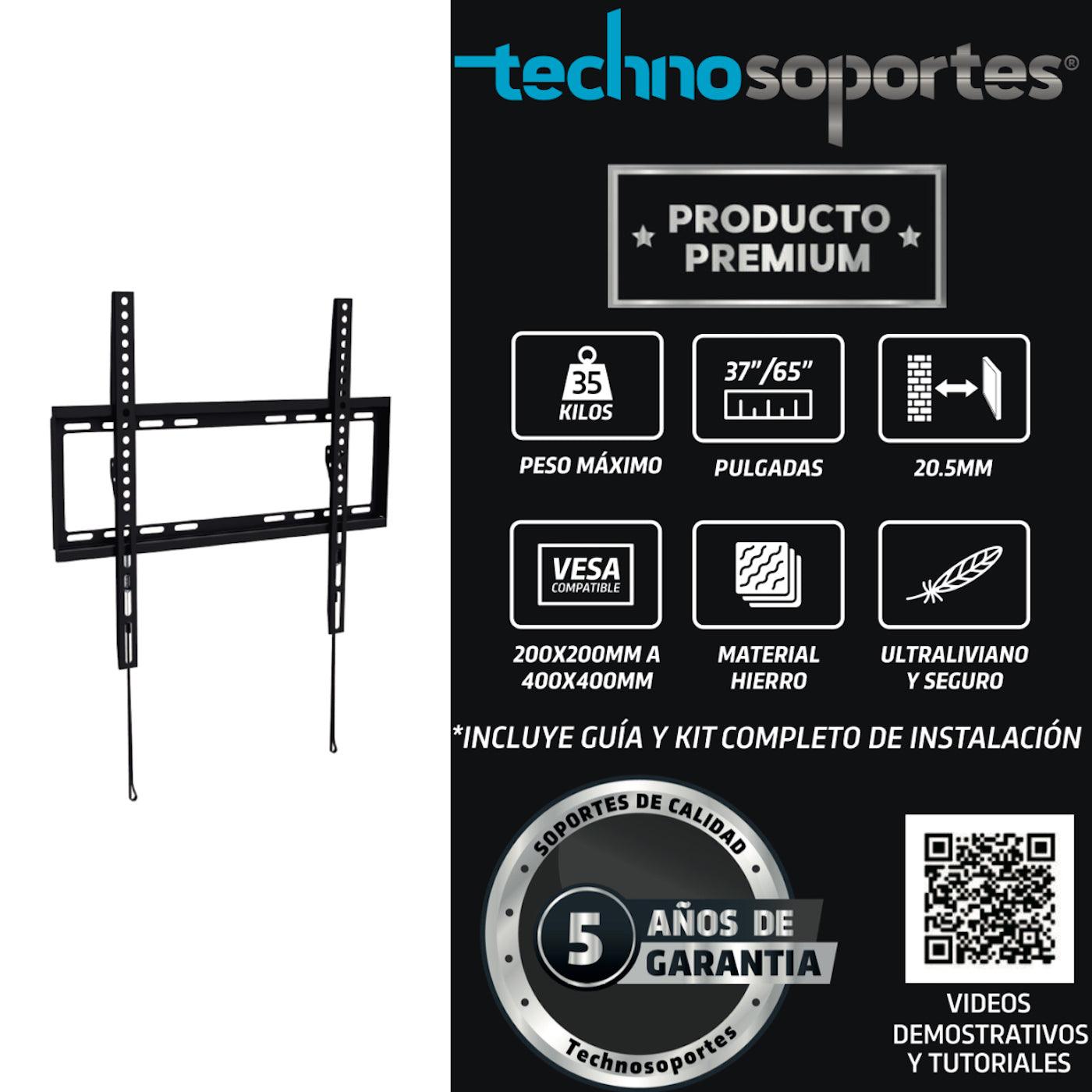 Soporte Fijo para TV 37" a 65"