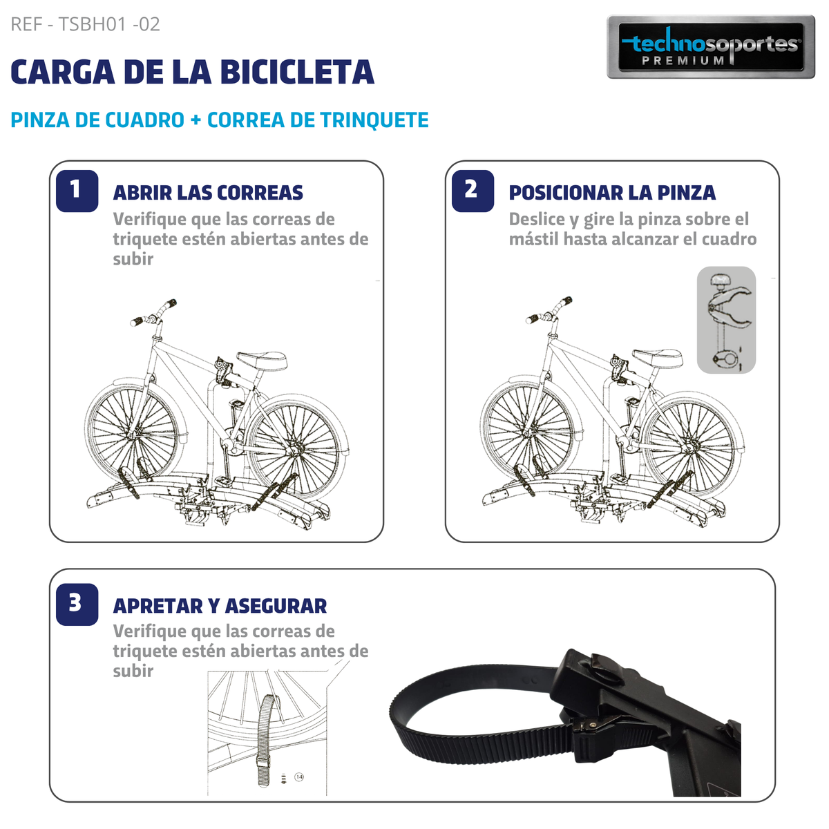 Soporte Básico de Hitch para 2 Bicicletas