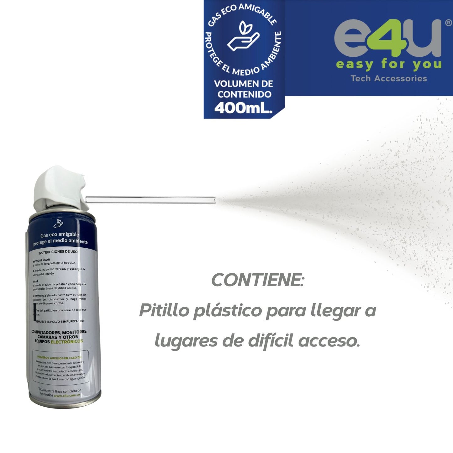 Compressed Air Cleaner 400 Ml - For Electronic Devices