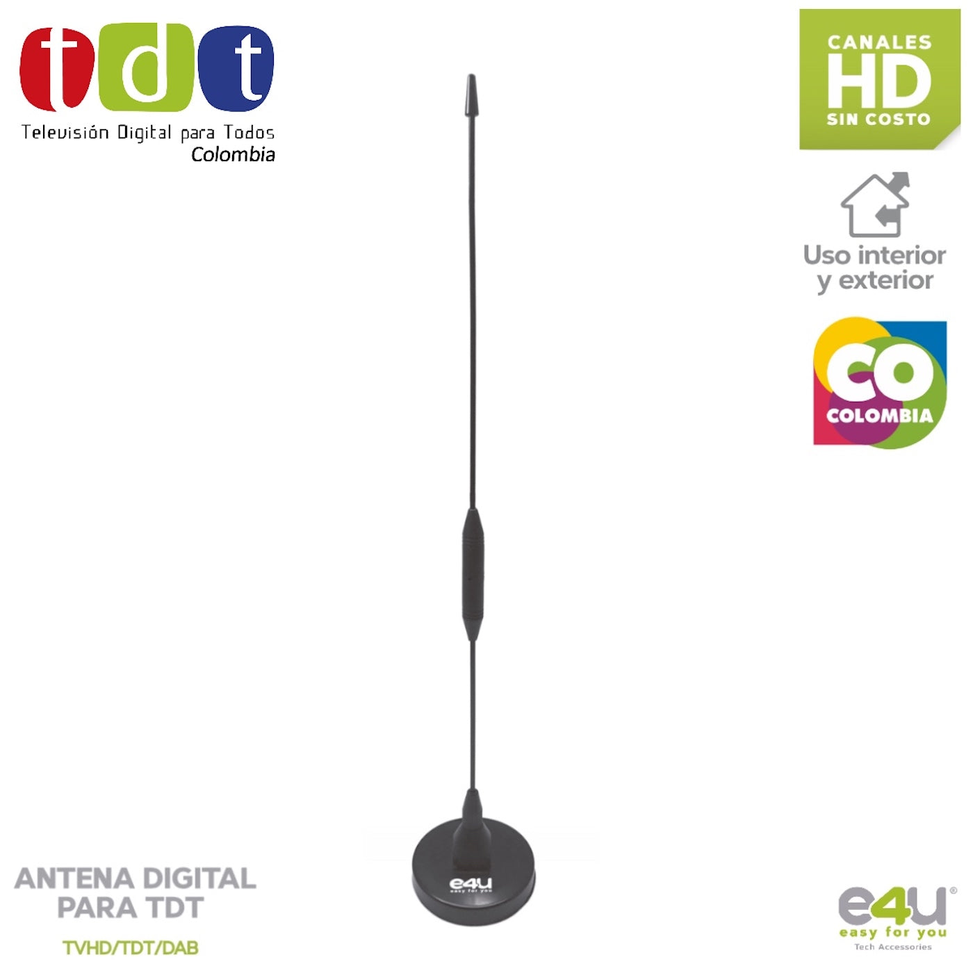 Antena TV Portátil - Bidoo