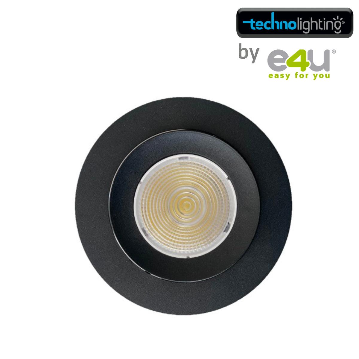 Bala LED Negra - Focalizada 5 y 9 Vatios Luz  CALIDA