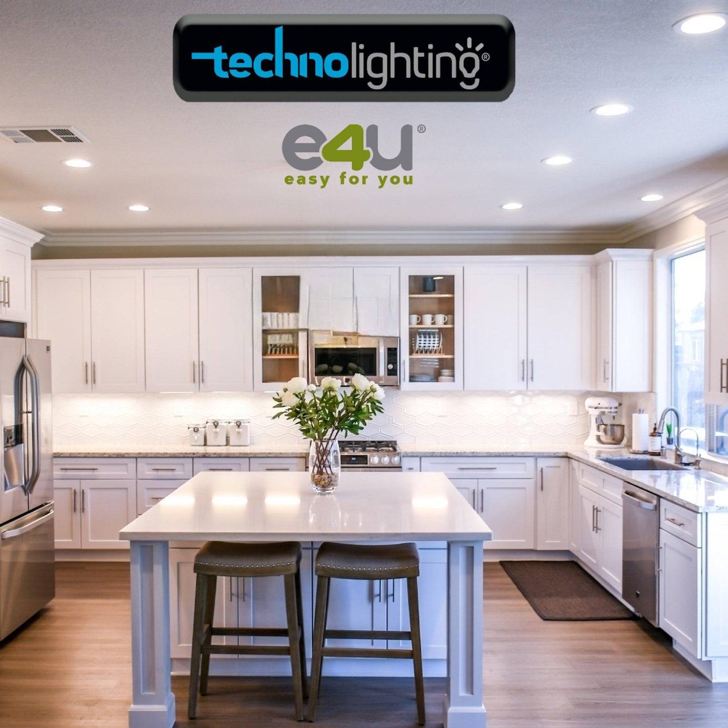 9 Watt LED Bullet - Fixed Light - 1350 Lumens