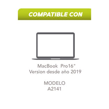 Cargar imagen en el visor de la galería, Cover para MacBook Pro 16&quot; desde Año 2019 en adelante.
