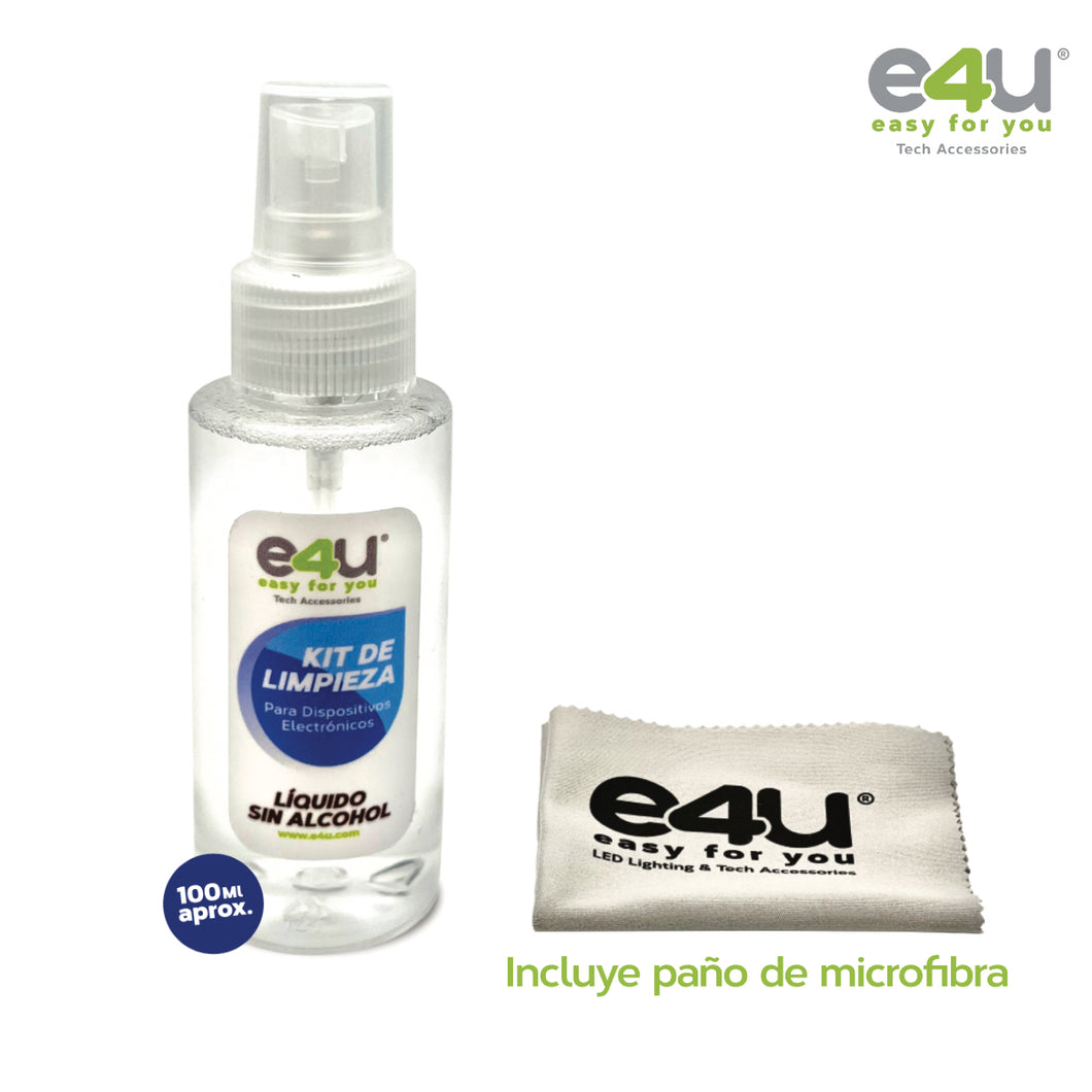 Cleaning Kit for Electronic Devices, Includes Microfiber Cloth