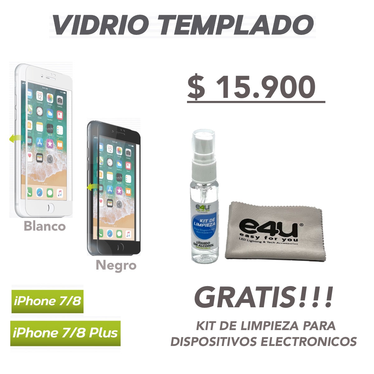 Vidrio Templado 9H iPhone XS Max - Eco Tech El Salvador