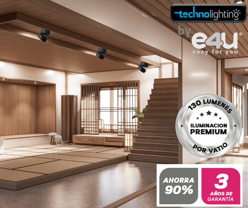 Balas de Sobreponer 9 Vatios Luz Calida - con Inclinacion y Rotacion