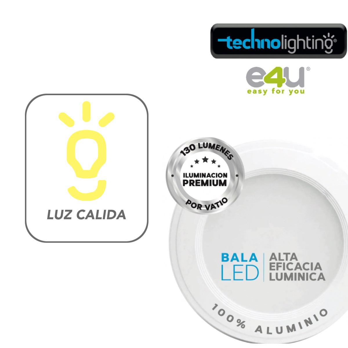 9 Watt LED Bullet - Fixed Light - 1350 Lumens