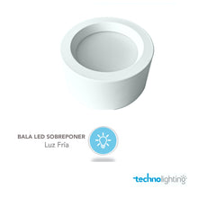 Cargar imagen en el visor de la galería, Plafon Bala LED de Sobreponer Fija Technolighting 9w Luz Calida-luz Fría
