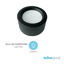 Cargar imagen en el visor de la galería, Plafon Bala LED de Sobreponer Fija Technolighting 9w Luz Calida-luz Fría

